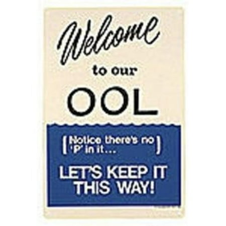 Solar Welcome Sign Poolmaster