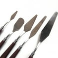 thumbnail image 5 of 5PCS/Set Painting Palette Kit Stainless Steel Wood Handle Palette Mixing Paint Tool, 5 of 5