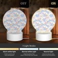 thumbnail image 3 of Daiia Orchids Flowers Pattern Acrylic Night Light, LED Touch Light, Bedroom Night Light, Soft Glowing Lamp Perfect Gift for Mother's Day, Birthday, or Christmas, 3 of 9