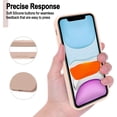 thumbnail image 2 of Compatible with iPhone 11 Case,Ultra Slim Case Liquid Silicone Cover for iPhone 11 (6.1 inch), with Full Body Protection Anti-Scratch Shockproof Bumper, Orange Pink, 2 of 5