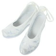 thumbnail image 5 of Hanfu Embroidered Mesh Shoes Vintage Chinese Style White, 5 of 6
