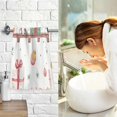 thumbnail image 7 of Yayeee 2 Pack Hand Towels for Bathroom 100% Cotton 16" x 28" Soft Absorbent Kitchen Towel, Christmas Gift Train, 7 of 7