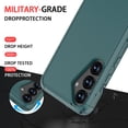 thumbnail image 6 of Diverbox Heavy Duty Case for Samsung Galaxy S25, Shockproof Protective Phone Cover with Camera Control Button and Screen Protector - Dark Green, 6 of 7