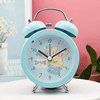 SAYTAY 3 inches Alarm Clock, Analog Metal Animal Alarm Clock , Student Home Decoration Desktop Clock
