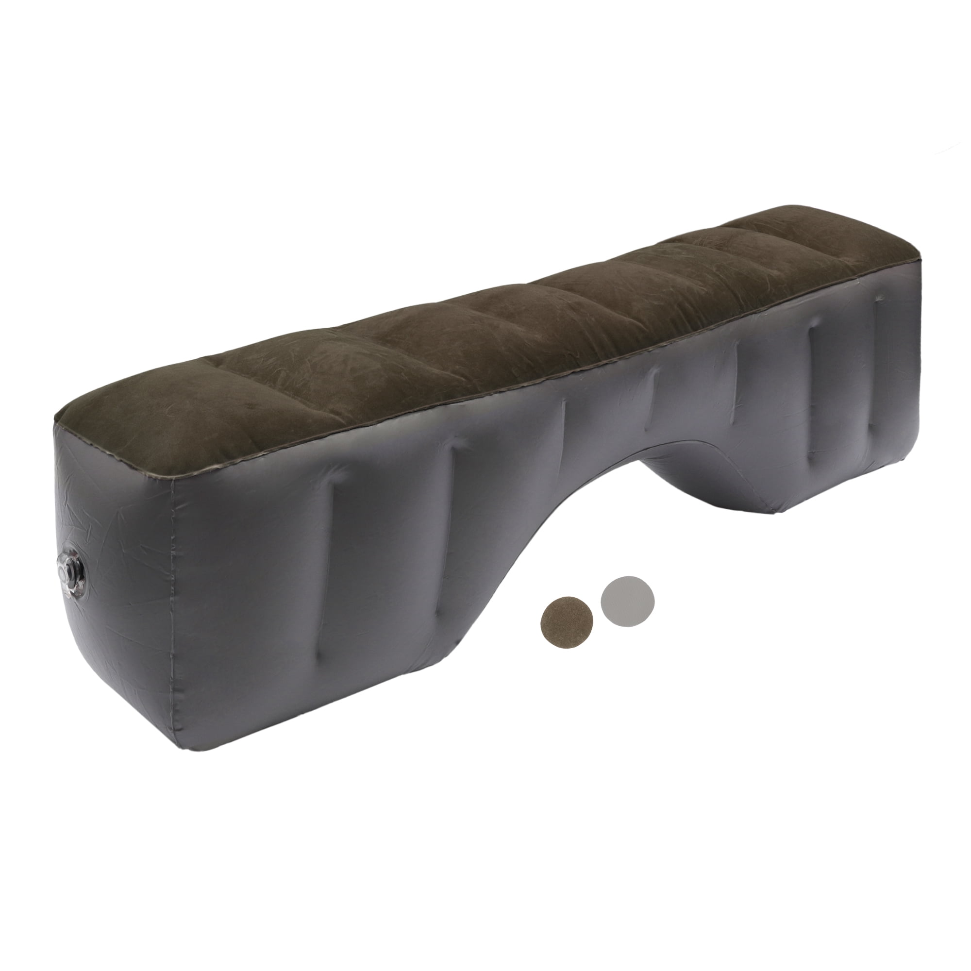 Unique Bargains Car Mattress Sleeping Mat Comfortable Rear Seat Air Bed Gap Pad for Napping Travel Deep Brown Gray