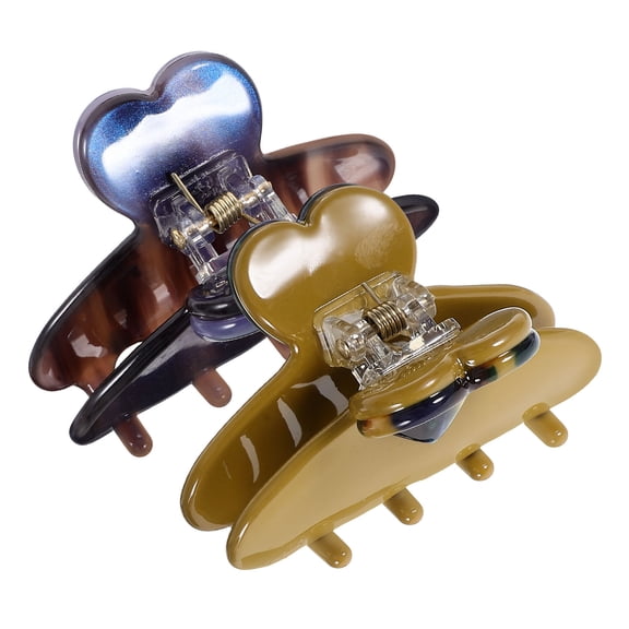 GOOHOCHY Cute Heart Hair Clips for Women and Kids Assorted Color Acetate Sheet Small Size for Decoration