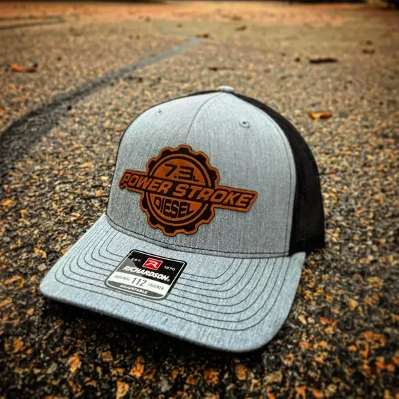 Powerstroke 7.3 Diesel Ford Leather Richardson Hat