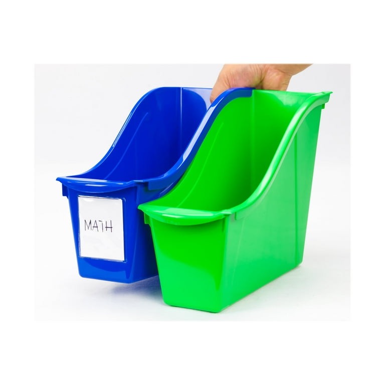 Storex 5-1/2-Gallon Storage Bin - 16-3/4 in. L x 11-7/8 in. W x 8