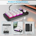 thumbnail image 3 of RGB Keyboard Hot Swap DIY Mechanical Keypad Dual Type-C Interface for PS Drawing, 3 of 9