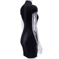 thumbnail image 2 of Lucakuins mujeres chinas Qipao Suede brillante Mini vestido cierre Split Club fiesta ceñido al cuerpo vestido Lucakuins s-L, 2 of 5