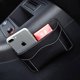 thumbnail image 3 of Soporte para bolso de coche entre asientos, soporte para monedero para coche, bolsillo organizador de almacenamiento de cuero, se adapta a la mayoría de vehículos Adepaton 221255, 3 of 9