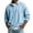 15# Light Blue, variant on Knit Polo Shirts Mens Long Sleeve Casual Polo Sweaters Shirt Waffle Textured Collared Sweater Light Blue S