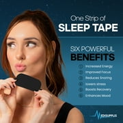 Medisupplis Hypoallergenic Mouth Tape Strips for Snoring Relief, Sleep Tape 30-Count