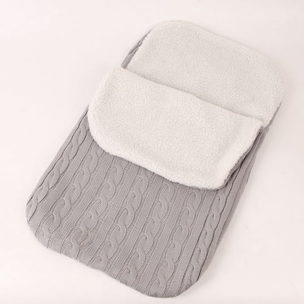 Mantas envolventes para bebés y niños, mantas receptoras de felpa tejidas para recién nacidos, saco de dormir