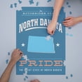 thumbnail image 3 of North Dakota State Pride, Blue and Orange (1000 Piece Puzzle, Size 19x27, Challenging Jigsaw Puzzle for Adults and Family, Made in USA), 3 of 4