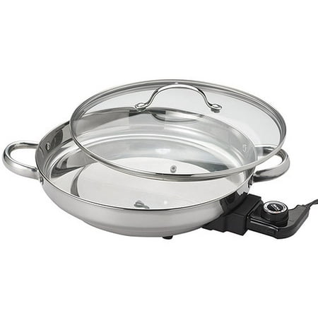 Aroma Electric Skillet, Stainless Steel