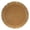 Coffee, variant on 1 Pcs 15" Natural Rustic Burlap Jute Placemat, Boho Round Paper Placemats, Rustic Woven Fade-Safe Tablemats,Braided Placemats for Home, Cafe or Events