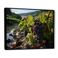 thumbnail image 2 of Designart "Vineyard Reflections in Scenic Light" Vineyard Floater Framed Wall Art Living Room, 2 of 7