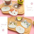 thumbnail image 4 of 6 Pices Sous-verres En (gel De Silice) Silicone Chat, Sous-verres Chats Mignons, Sous-verres Chat, Sous-verres Dcoratifs En Verre, Sous-verres Pour V, 4 of 5