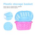 thumbnail image 2 of IFANLANDOR 8Pcs Assorted Color Grocery Basket for Vegetable Storage and Bathroom Use, 2 of 8