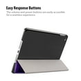 thumbnail image 4 of iPad Mini 4 Case (Purple) - Ultra Slim Lightweight Folio Smart Cover Stand with Auto Sleep Wake Feature and Hard Rubberized Back for Apple iPad Mini 4 7.9 Inch Tablet 2015 Release, 4 of 8