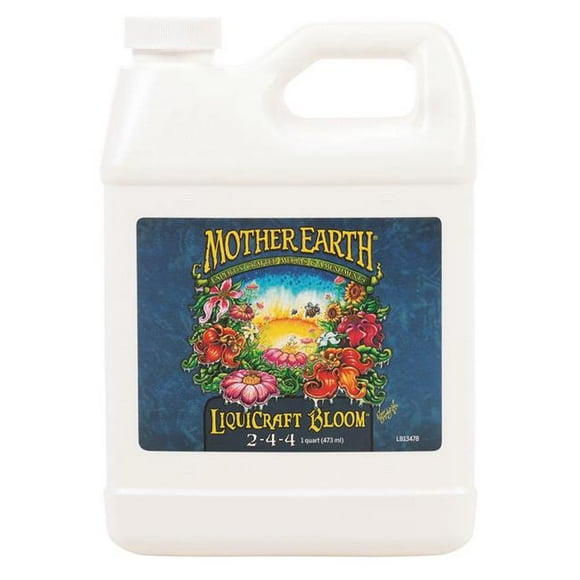 Mother Earth 7004437 1 qt. LiquiCraft Bloom 2-4-4 Hydroponic Plant Nutrients