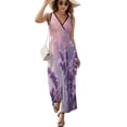 thumbnail image 1 of Vestido Largo Sin Mangas Para Mujer, Lavender Traje Informal Para Cumpleaños, Verano, 1 of 5