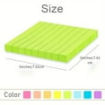 thumbnail image 6 of BYNNIX 360 Sheets Colorful Note Paper 3x3Inch Wide Lined Note Pad Adhesive Note Paper Pocket Notepads for Writing Noting, 6 of 9