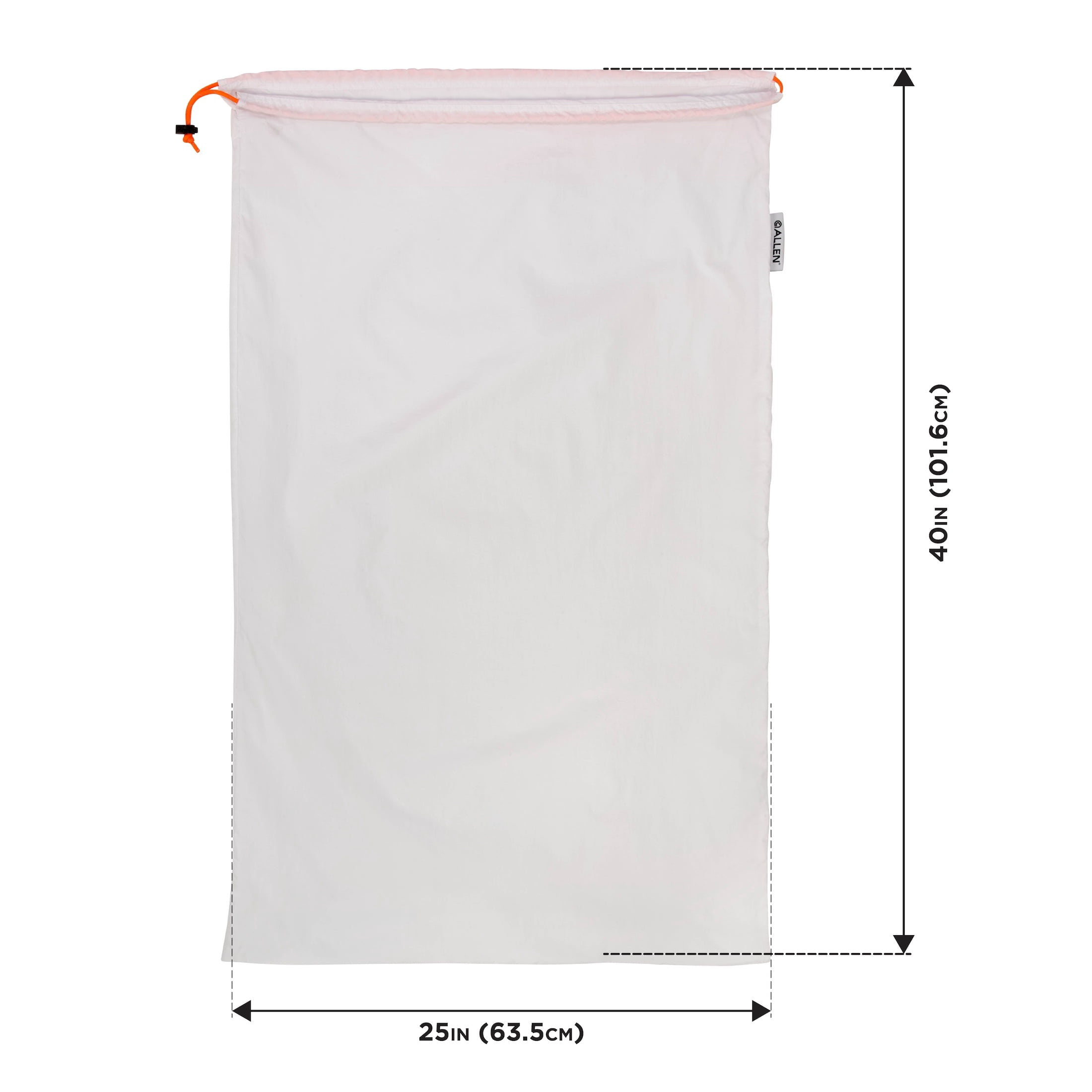 (2 pack) Allen Company Backcountry Imperial Elk Quarter Game Bags - Lightweight Breathable Reflective Drawstring - 2 Pack - White