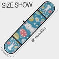 thumbnail image 3 of Yayeee Double Oven Mitt Kitchen Heat Resistant Baking 35" x7" Quilted Glove, Blue Easter Bunny, 3 of 6