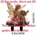 thumbnail image 4 of Uiz Merueh Decorative Garden Stakes Garden Fairy Decor for Outside, Fairy Garden,Flower Fairy Outdoor Statue,Powered Ornaments,Patio Lawn Yard Porch, Garden Fairy Figurines for Home Garden Gifts, 4 of 5