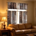 thumbnail image 5 of Iumwxz Nylon Semi Sheer Kitchen Curtains 3 Piece Set, Modern Solid Color Window Valance for Living Room Bedroom Dining Area, Light Filtering and Heat Insulating, 53.94x17.72in and 27.56x39.37in, 5 of 7