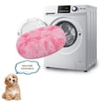 thumbnail image 7 of Exclusivo Mezcla Calming Donut Pet Bed for Medium Dogs 24", Anti-Anxiety Plush Cozy Warming Dog Bed, Gradient Pink, 7 of 7