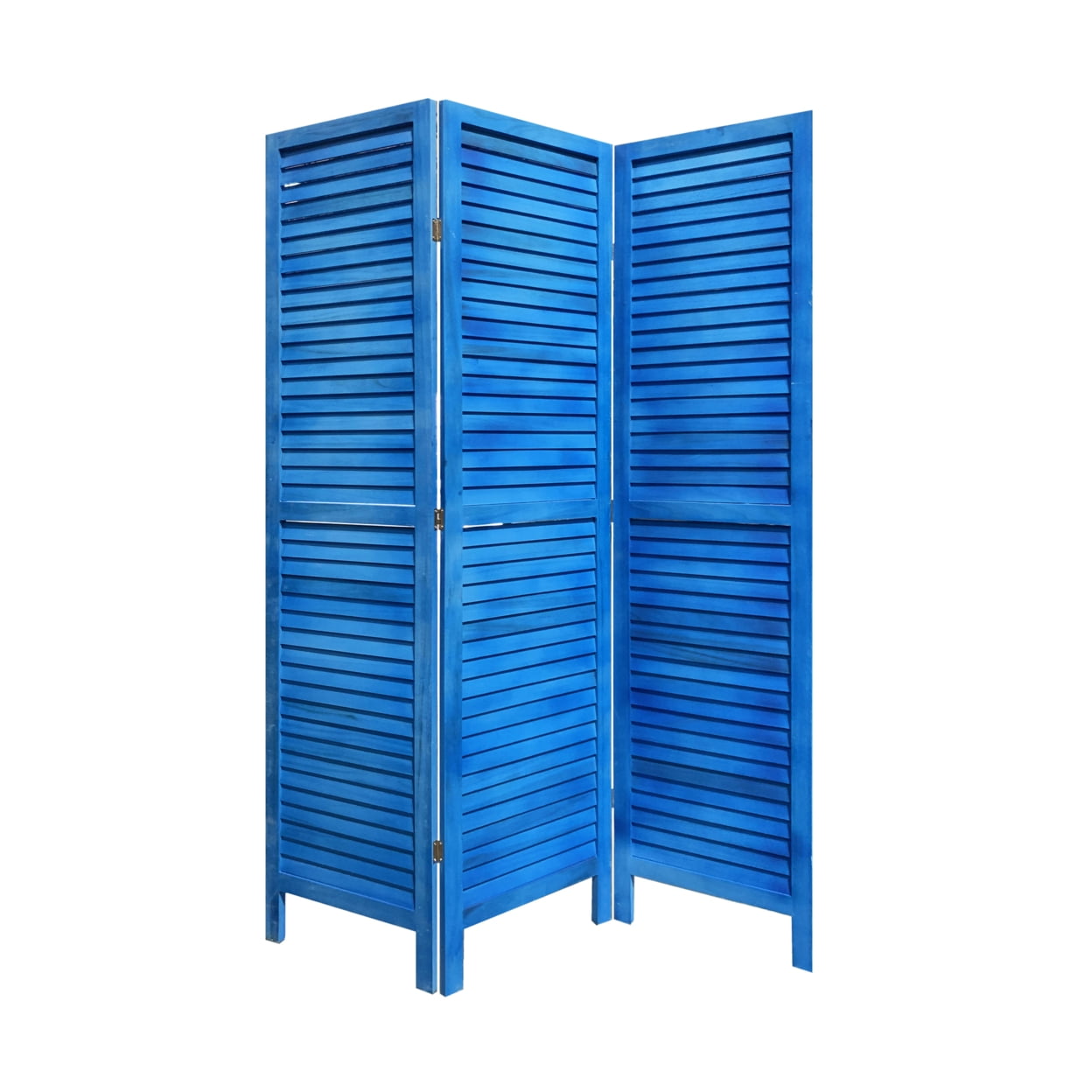 Modern Foldable Indoor 3 Panel Shutter Screen Room Divider