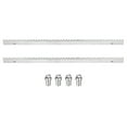 thumbnail image 1 of Uxcell Steel Gear Rack, 2 Pack Total 3.3 ft Heavy Duty Reinforced Rack with Mounting Hardware Straight Gear, 1 of 8