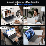 Laptop 15.6 FHD 16GB 512GB AMD Ryzen 3 4300U with Windows 11 Pro,Graphite, WiFi 6, Backlit KB, Gray