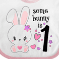 thumbnail image 4 of Inktastic Somebunny is One First Birthday Bunny Boys or Girls Baby Bib, 4 of 4