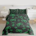 thumbnail image 2 of Feelyou Cartoon Game Console Full Size Comforter Sets, Modern Videro Gamepad Player Bedding Comforter Set, Teens Kids Boys Girls Reversible Bedding Sets, Breathable Home Decor, 3-Piece, 2 of 8