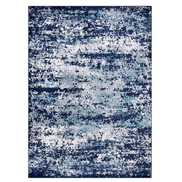 Concard Global Trading 69556 7 x 9 ft. Abstract Area Rug, Navy