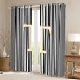 thumbnail image 2 of Erosebridal Glitter Print Letter T Black Out Curtains, Cartoon Monogrammed Curtains Pack of 2 (42x63 Each), 2 of 6