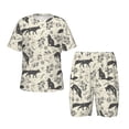 thumbnail image 1 of Balery Vintage Moon Fox Conjunto de Pijama Infantil de Manga Corta con Estampado – Ropa de Dormir de Algodón Suave-Small, 1 of 6