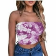 thumbnail image 2 of Tube Tops, Womens Printed Strapless Yoga Exercise Chest Wrap Pullover, 2 of 4