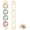 Gold, variant on Wall Mounted Tea Cup & Saucer Display Rack, 4-tier Metal Mug Holder with Plate Hangers, Decorative Wall Storage for Kitchen, Gift&Coffee Bar Display
