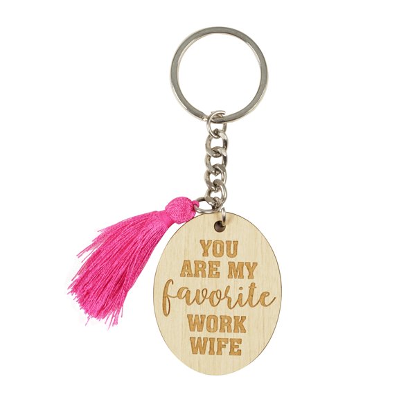 Inkdotpot Key Chain For Anniversary Engraved Wooden Key Holder Housewarming Gift