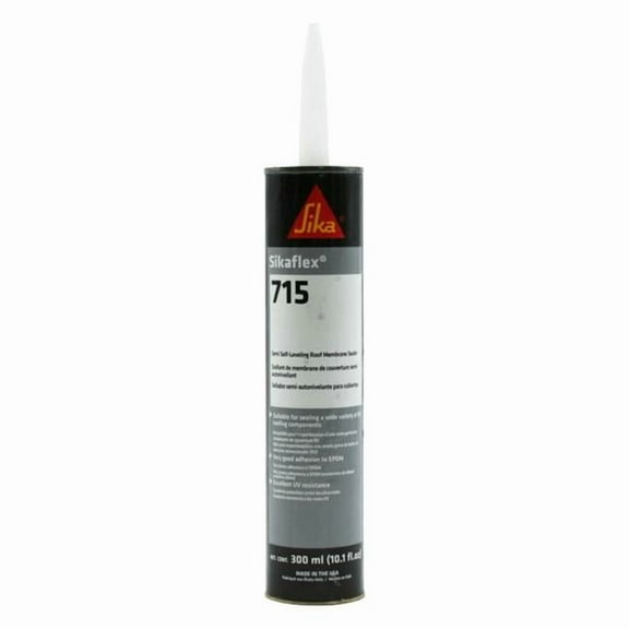 Sika SIK649123 300 ml Sikaflex715 Black Semi Selfleveling Roof Membrane Sealer