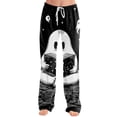 thumbnail image 2 of Womens Halloween Pajama Pants Cute Halloween Print Stretch Comfy Lounge Pants Casual Sleepwears, 2 of 5
