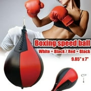 Sport Fitness MMA Boxing Punching Ball Speed Training Bag Leather Pear F6X2 V5V2