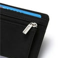 thumbnail image 3 of Men PU Elastic Band Slim Wallet Business Credit Card Holder Bank Card Case Purse, 3 of 7