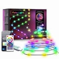 thumbnail image 1 of Lámpara de alambre de cuero con control de puntos inteligente, control wifi de graffiti, luces de cadena LED mágicas, luces de decoración para fiestas navideñas, 1 of 1