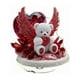 thumbnail image 2 of Adorno de osito de peluche acrílico | Figurilla decorativa giratoria 2D | Diseño transparente y duradero • Acento en casa divertido • Regalo de San Valentín • Exposición de escritorio en estantería, 2 of 2